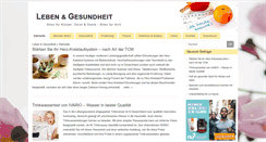 Desktop Screenshot of leben-gesundheit.com