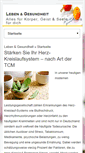 Mobile Screenshot of leben-gesundheit.com